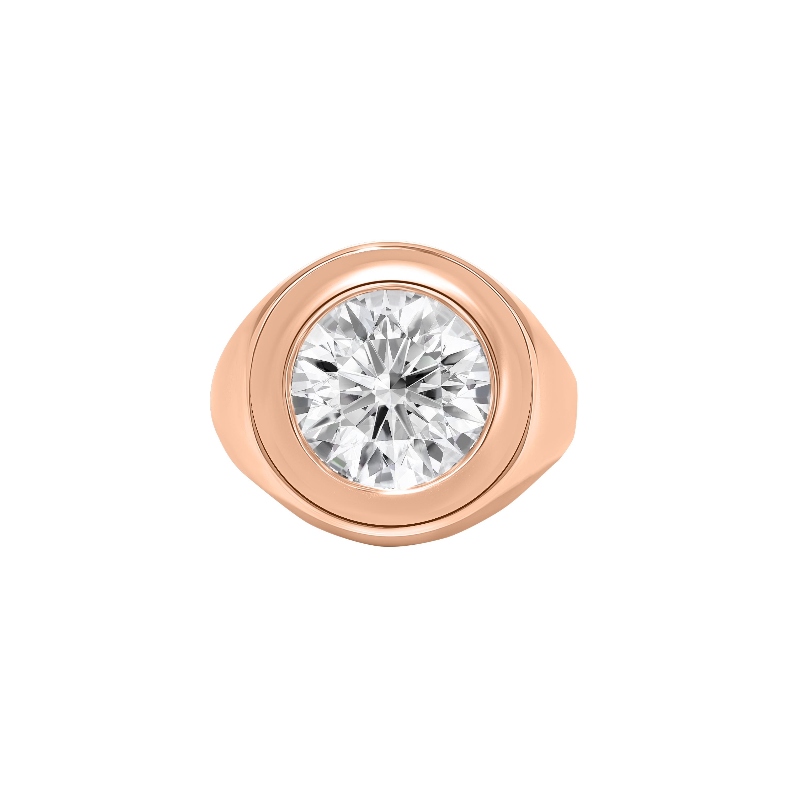 Madagascar Diamond Signet Ring