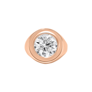 Madagascar Diamond Signet Ring