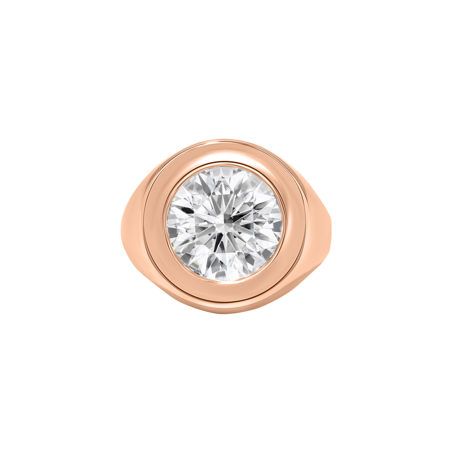 Madagascar Diamond Signet Ring
