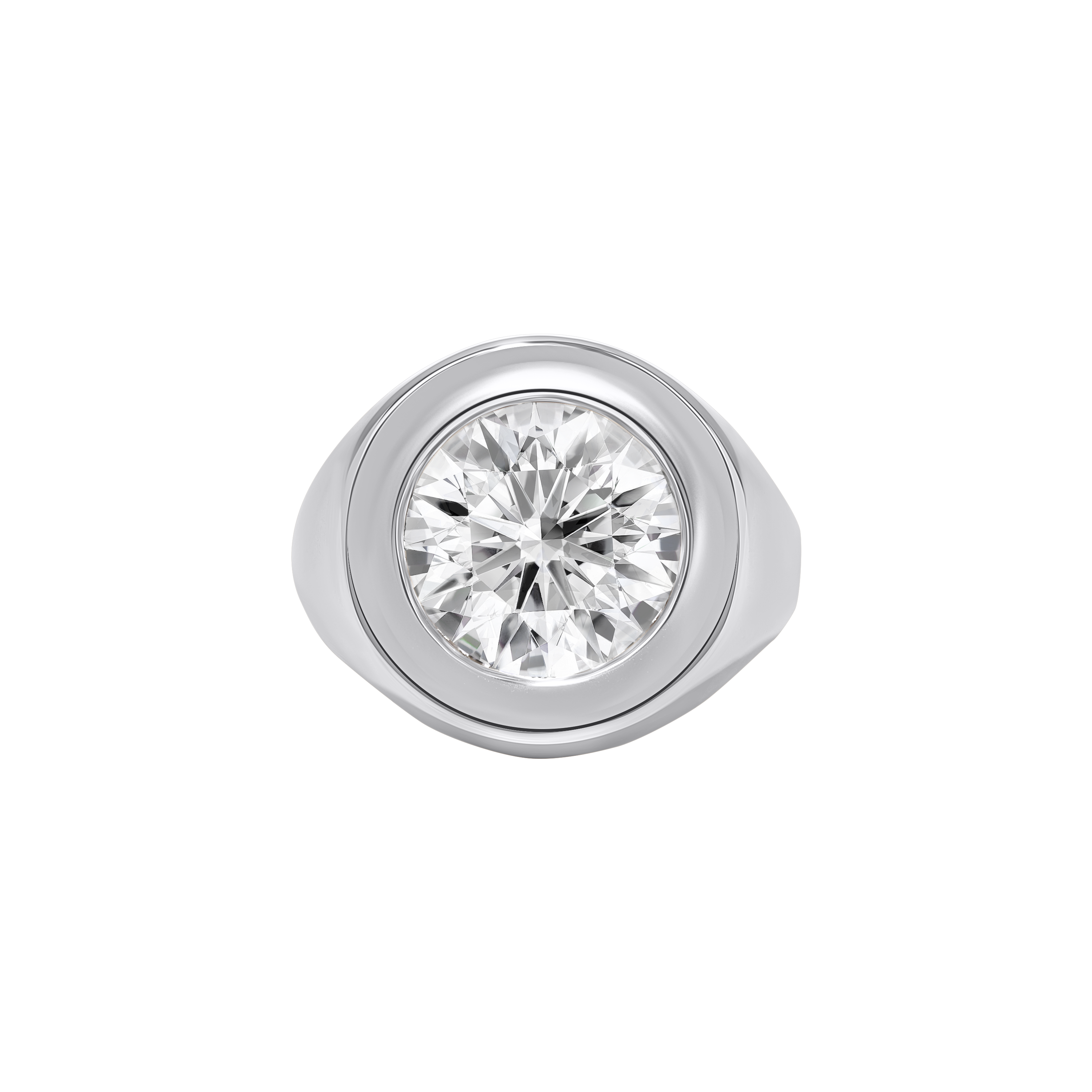 Madagascar Diamond Signet Ring