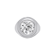 Madagascar Diamond Signet Ring