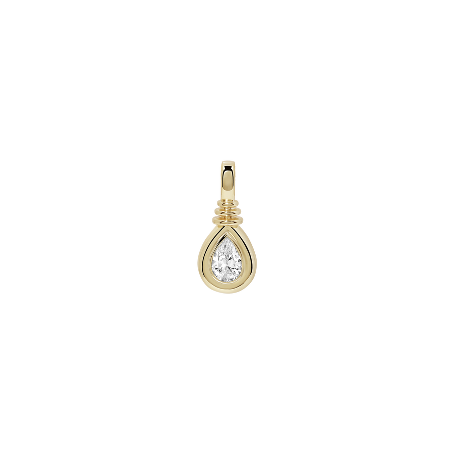 Kyoto Pear-Cut Diamond Drop Pendant