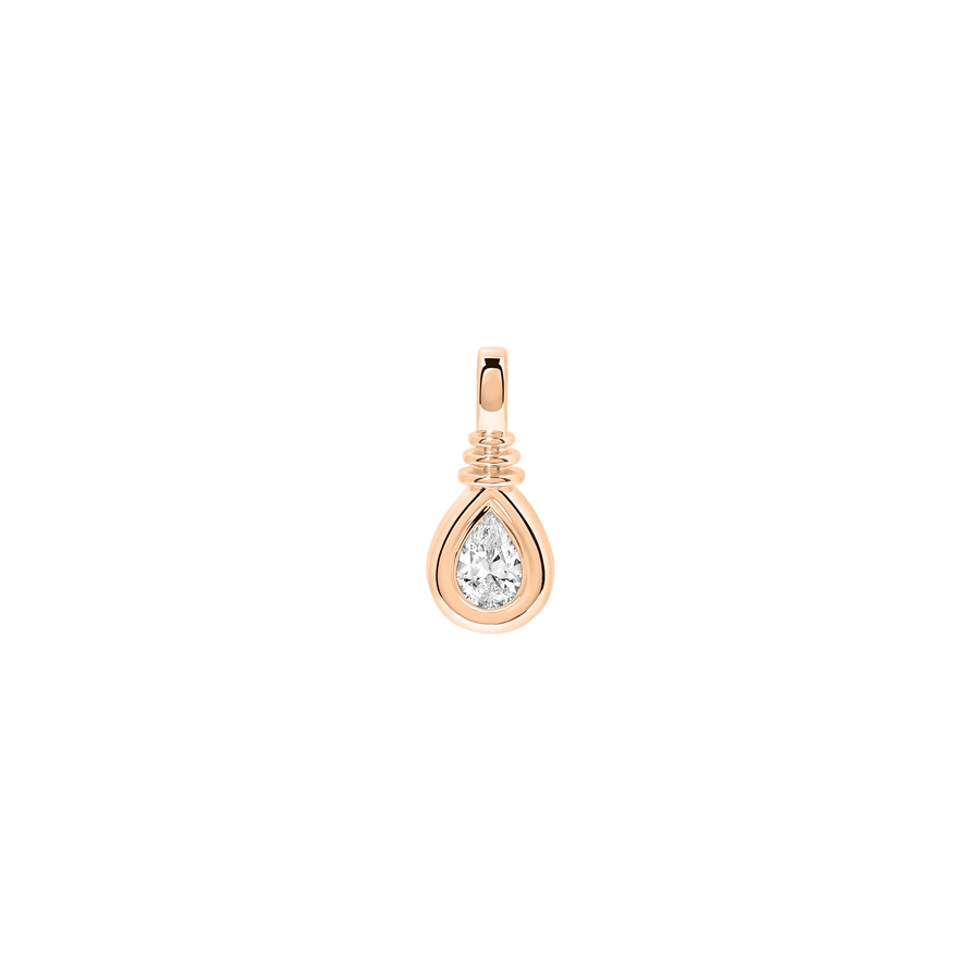 Kyoto Pear-Cut Diamond Drop Pendant