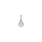 Kyoto Pear-Cut Diamond Drop Pendant