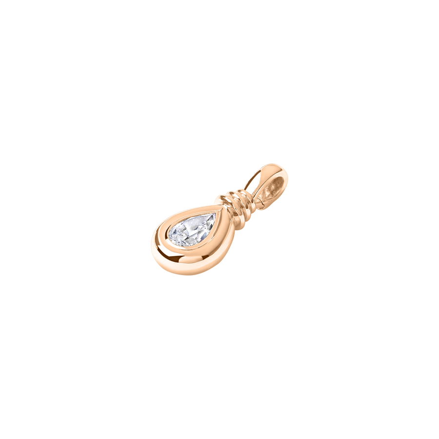Kyoto Pear-Cut Diamond Drop Pendant