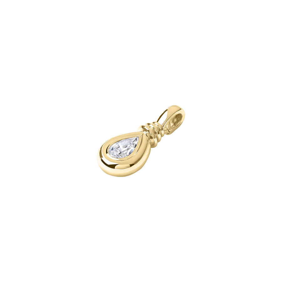 Kyoto Pear-Cut Diamond Drop Pendant