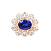 Marseille Sapphire and Diamond Flower Ring