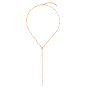 Monte Carlo Mixed Cut Lariat Necklace
