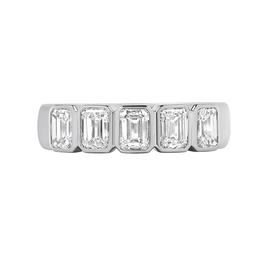 The Jalisco Emerald-Cut Ring white gold