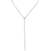 Monte Carlo Mixed Cut Lariat Necklace