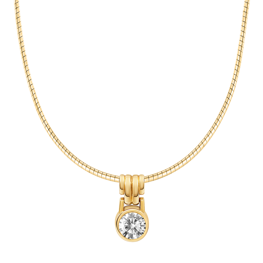 Toulouse Round Diamond Necklace