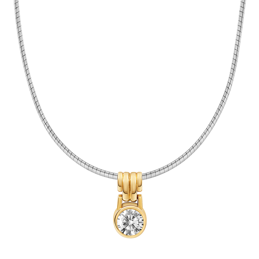 Toulouse Round Diamond Necklace