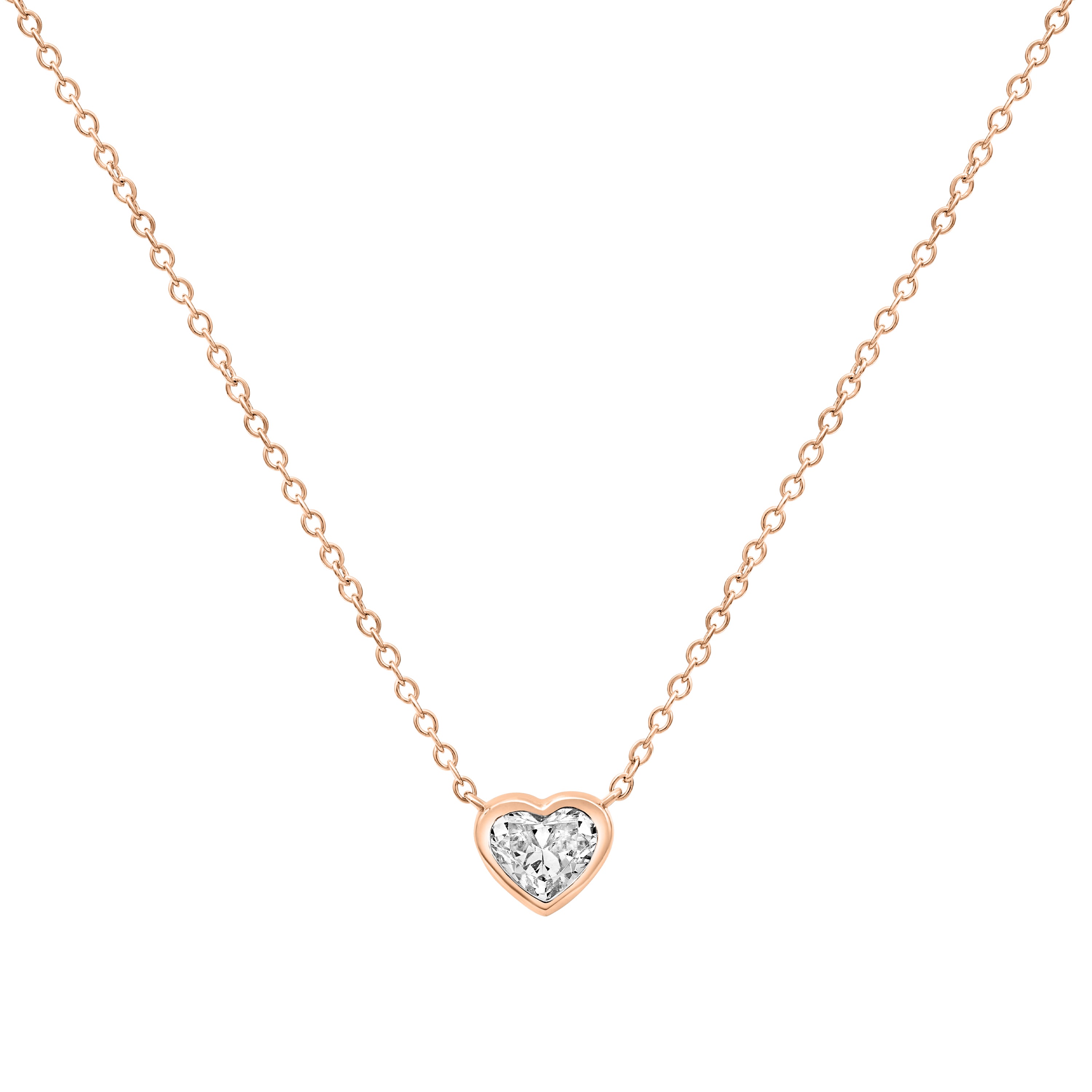 Verona Diamond Heart Necklace