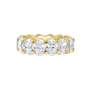 Florence Oval Diamond Band yellow gold