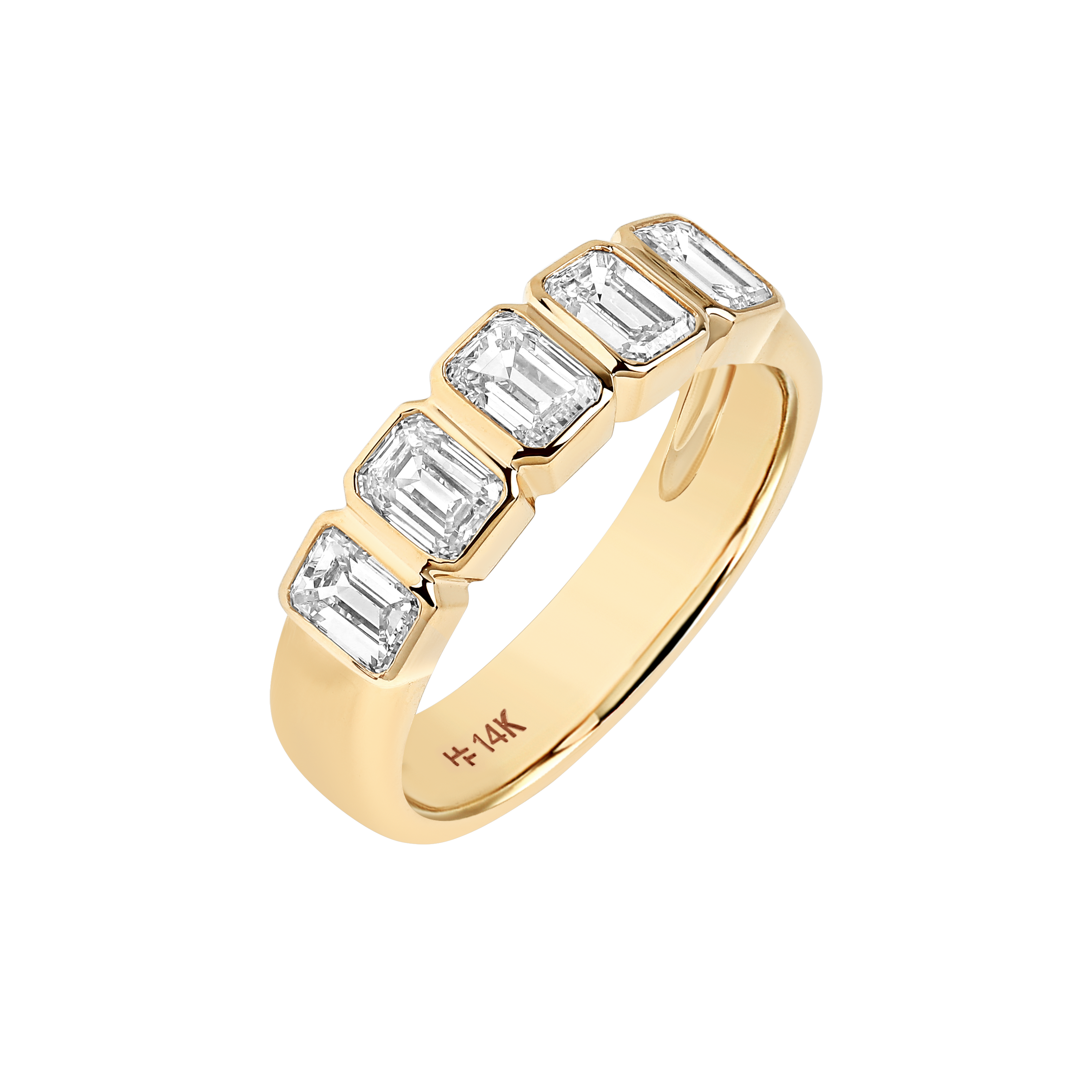 The Jalisco Emerald-Cut Ring gold 2