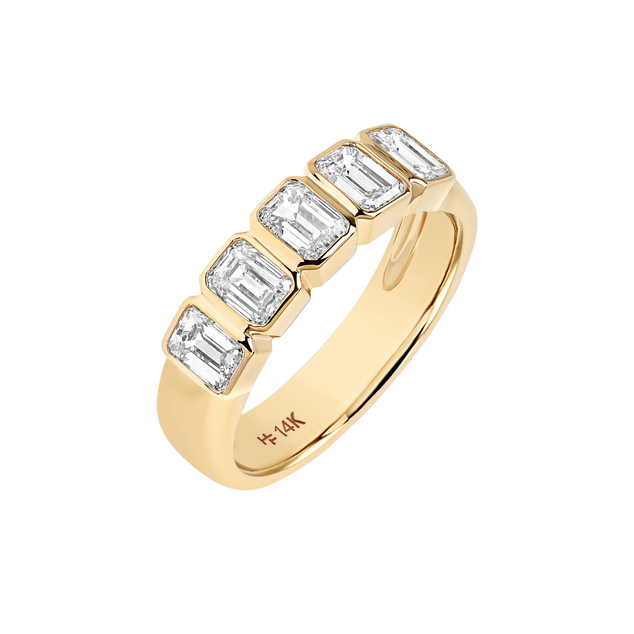 The Jalisco Emerald-Cut Ring gold 2