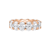 Florence Oval Diamond Band rose gold