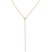 Monte Carlo Mixed Cut Lariat Necklace