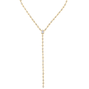 Monte Carlo Mixed Cut Lariat Necklace