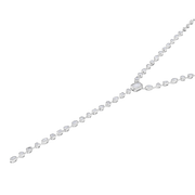 Monte Carlo Mixed Cut Lariat Necklace