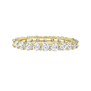 Copenhagen Round Diamond Band yellow gold