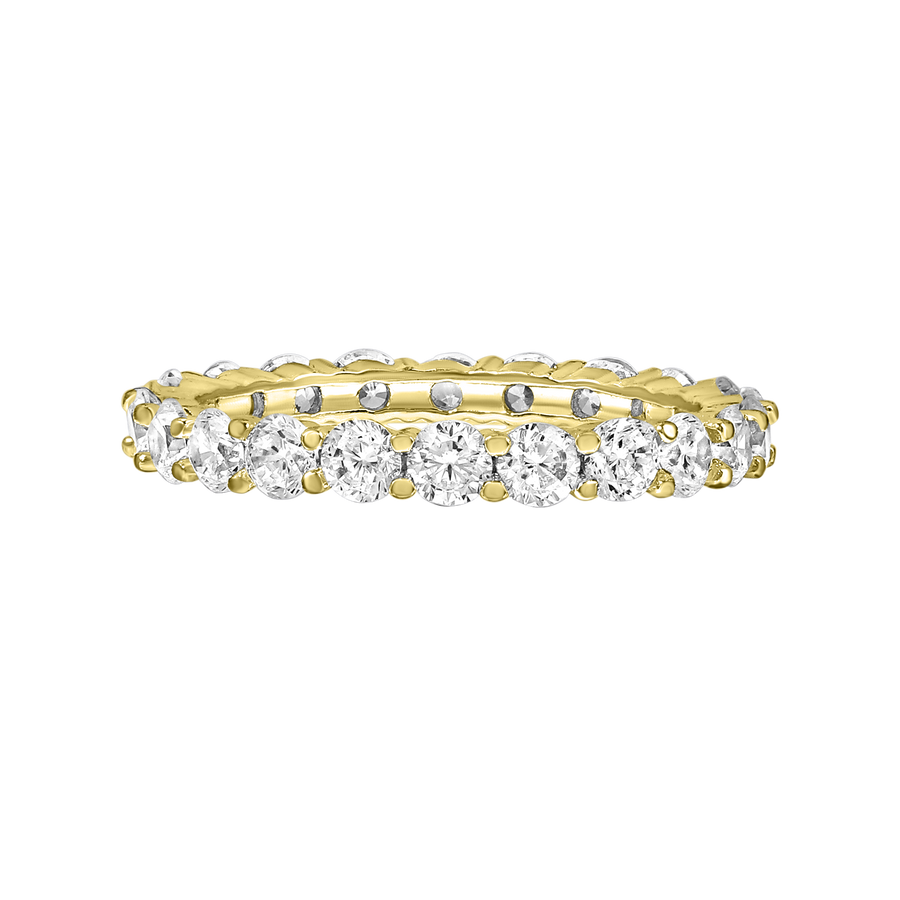 Copenhagen Round Diamond Band yellow gold