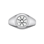 Madagascar Diamond Signet Ring