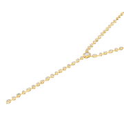 Monte Carlo Mixed Cut Lariat Necklace