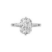 Mauritius Elongated Cushion Diamond Ring