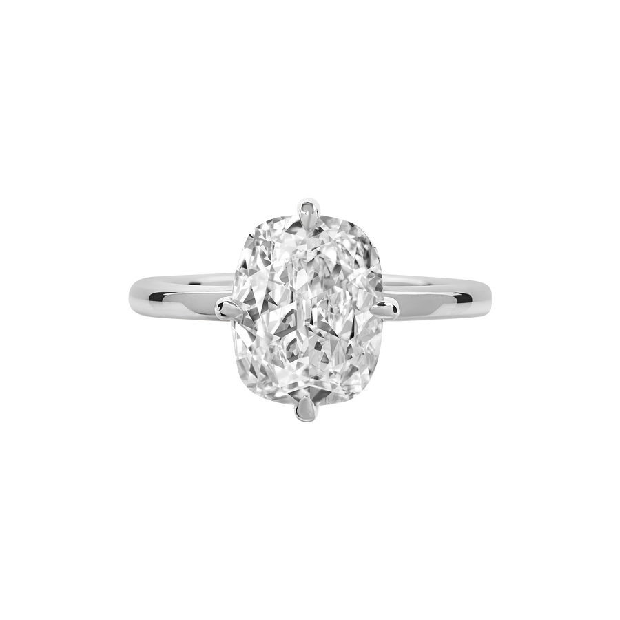 Mauritius Elongated Cushion Diamond Ring