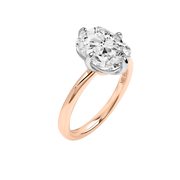 Mauritius Elongated Cushion Diamond Ring