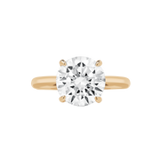 Maui Round Diamond Ring yellow gold