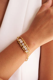 Casablanca Mixed-Cut Diamond Chain Bracelet