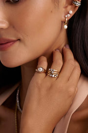 Madagascar Diamond Signet Ring