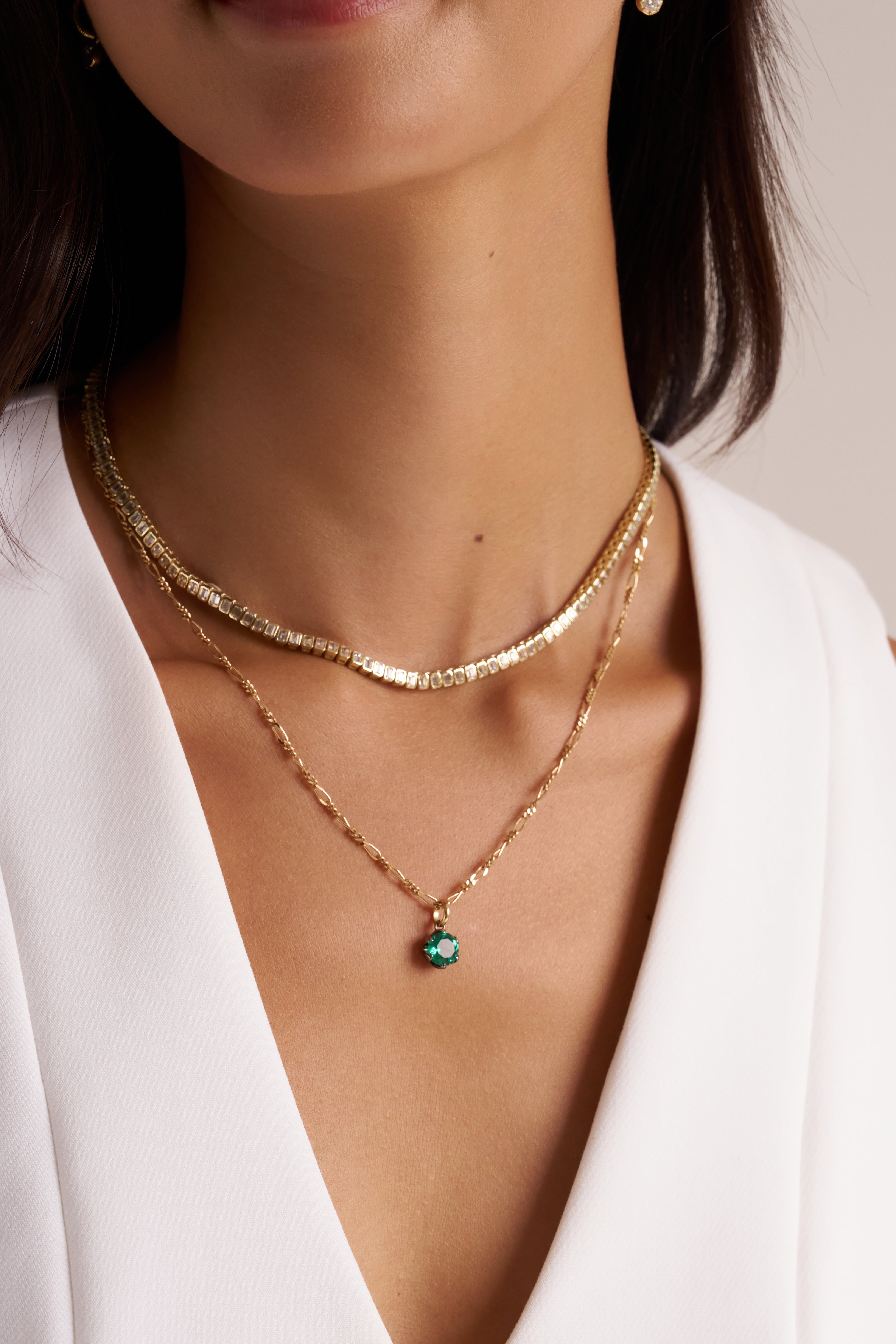 Colombian Green Emerald Pendant