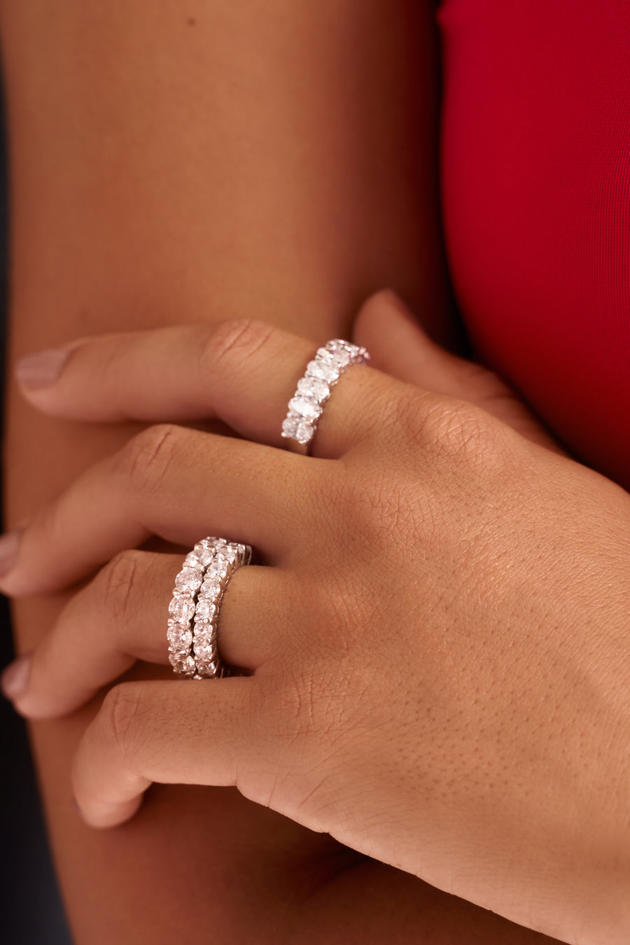 Dubai 3/4 Round Stone Ring