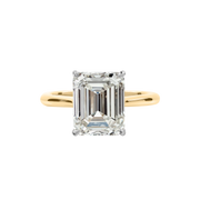 Safi Emerald-Cut Diamond Ring yellow gold