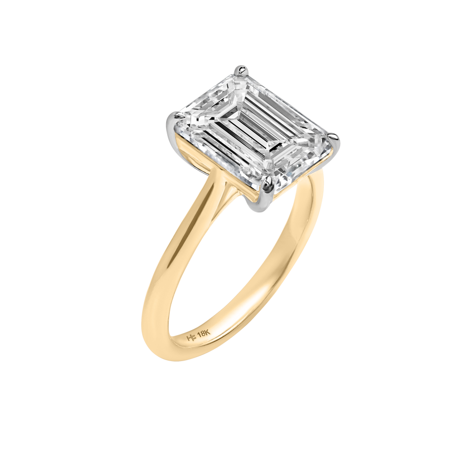 Safi Emerald-Cut Diamond Ring