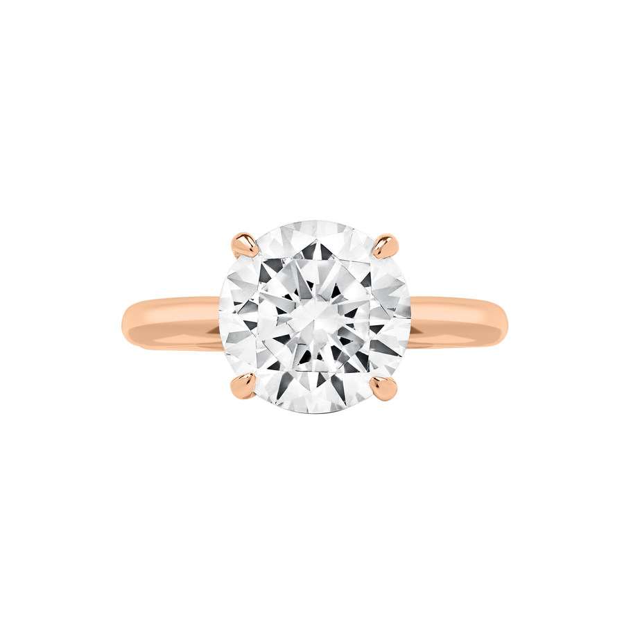 Maui Round Diamond Ring rose gold