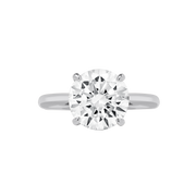 Maui Round Diamond Ring white gold platinum