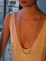 Ravello Mixed Cut Bezel Diamond Necklace and Bracelet