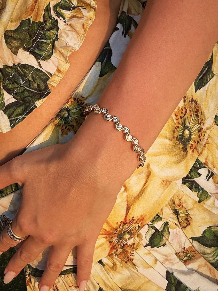 Cannes Diamond Bangle