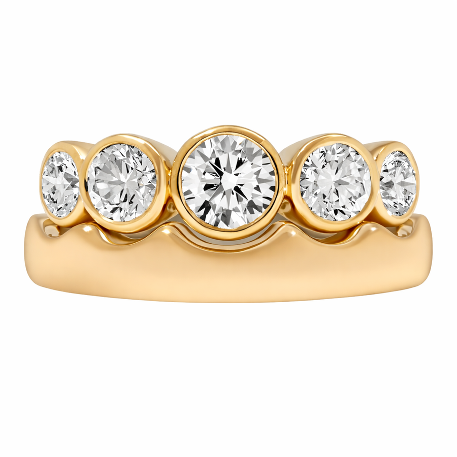 Deia and Gold band Set