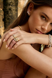Deia and Gold band Set
