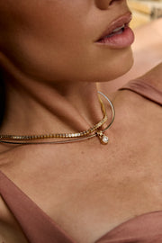 Toulouse Round Diamond Necklace