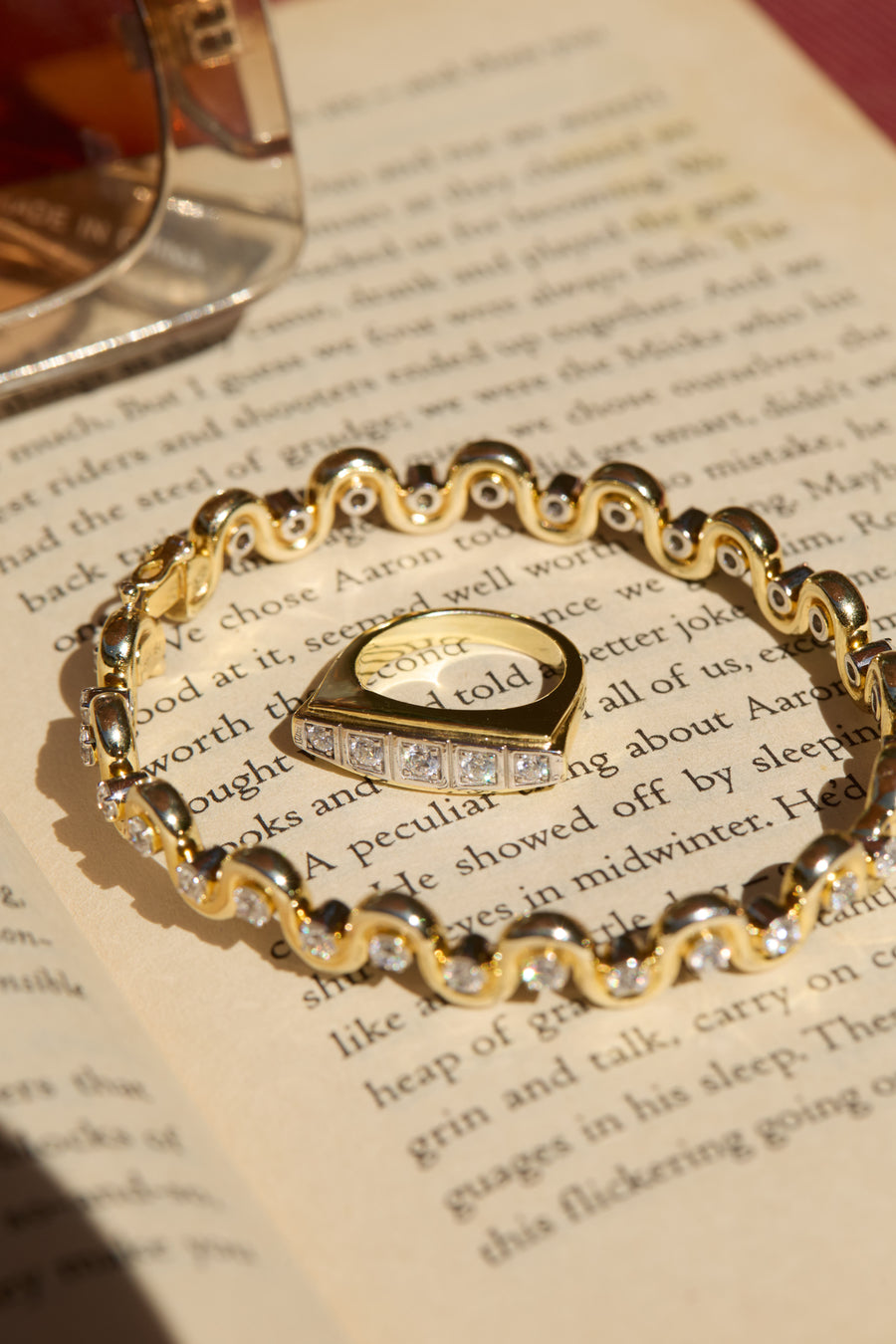 Marbella Five Stone Bezel Ring