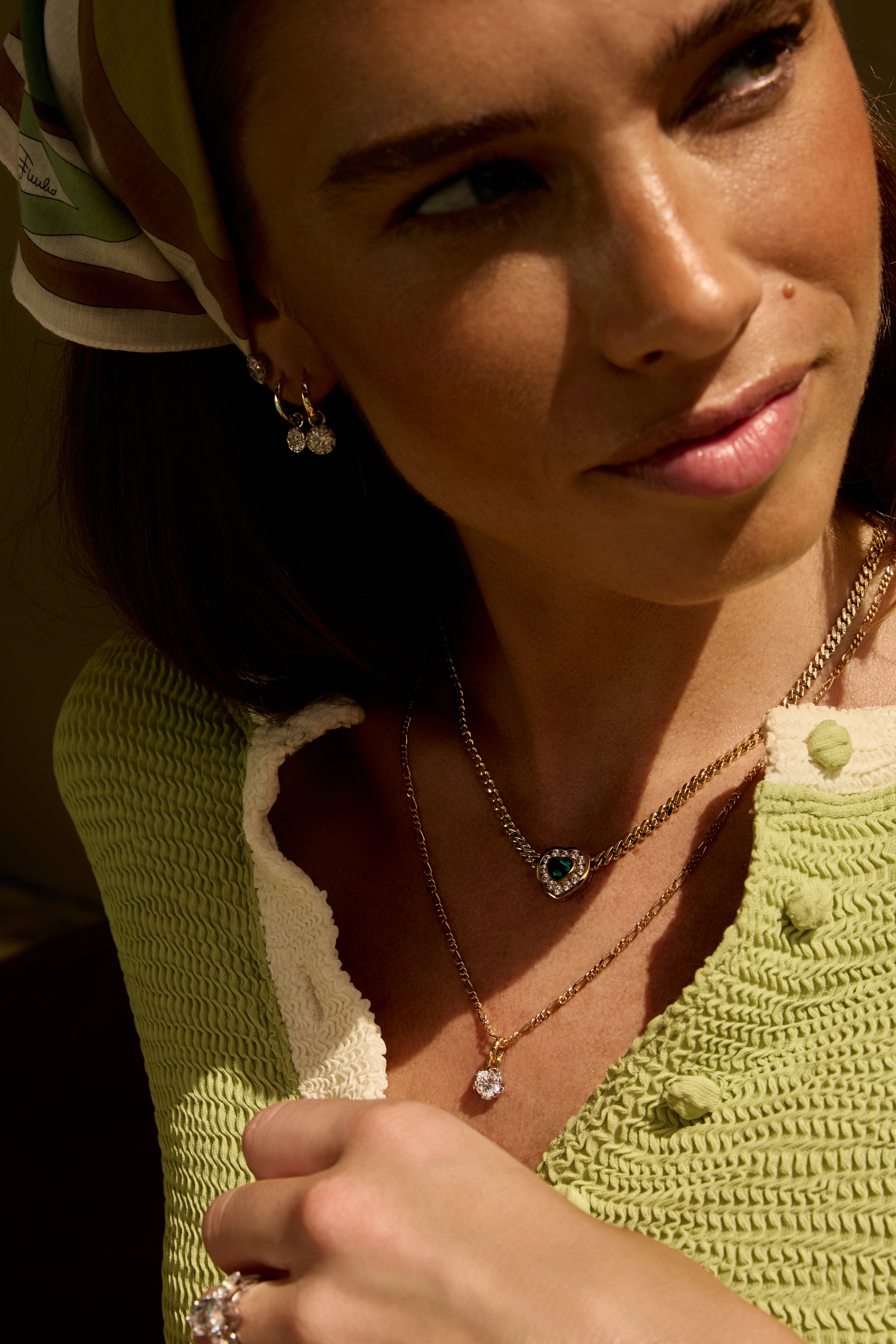 Mendoza Diamond Drop Necklace