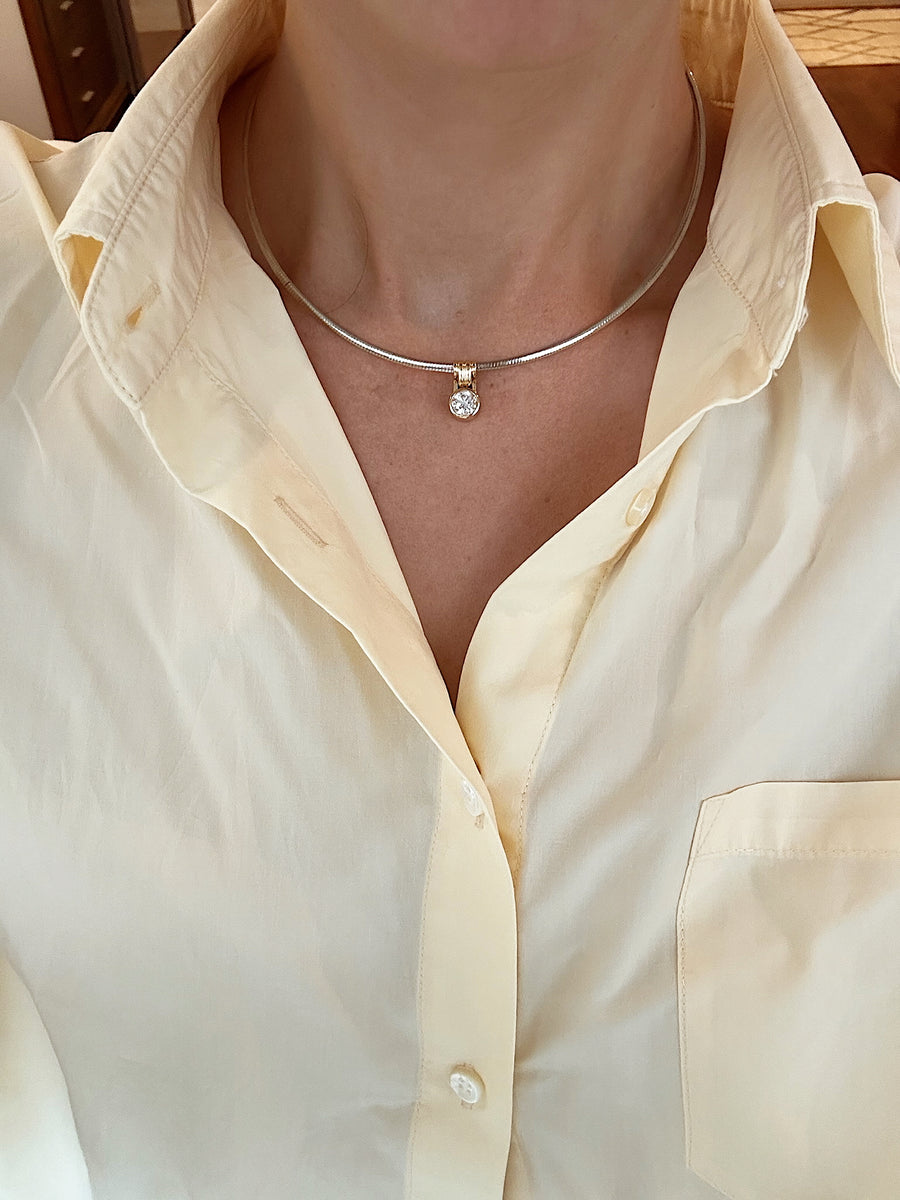 Toulouse Round Diamond Necklace