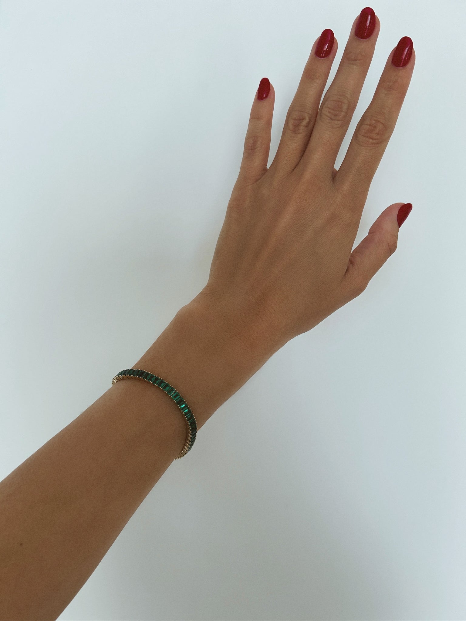 Sakura Emerald Bracelet