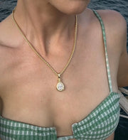 Kyoto Pear-Cut Diamond Drop Necklace